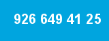 926 649 41 25
